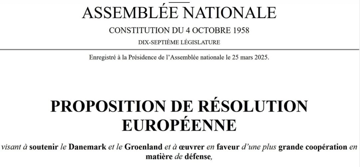 Damien Girard - Soutenir le Danemark et le Groenland : notre proposition de résolution à l’ordre du jour de l’Assemblée nationale